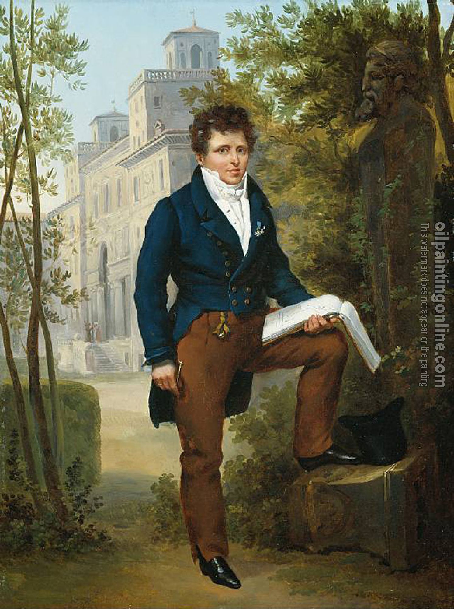 Francois-Edouard Picot - Portrait of Nicholas Pierre Tiolier